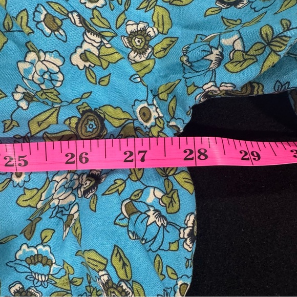 NATURAL LIFE Boho Blue and Green Mini Dress - Picture 8 of 8